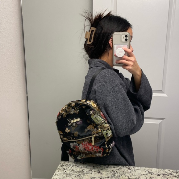 Small floral mini backpack - Picture 4 of 4
